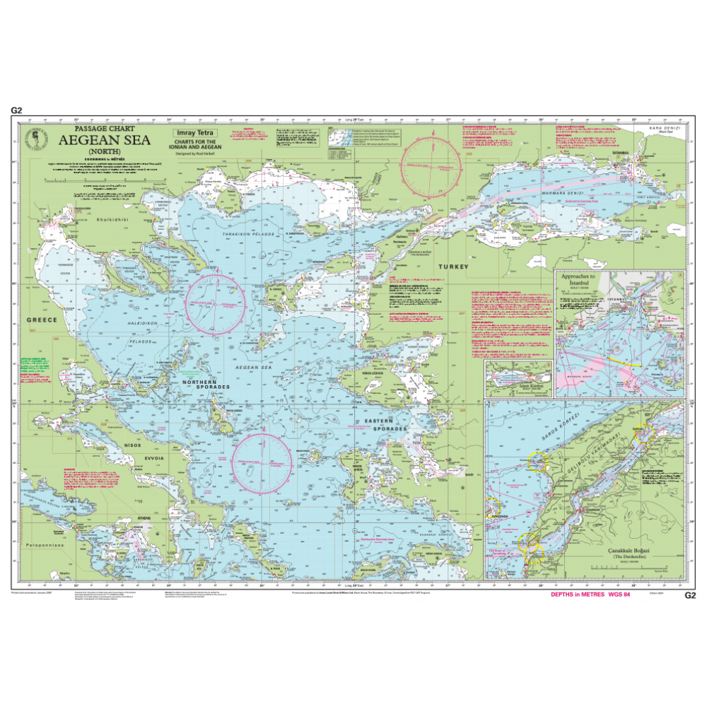 G2 Aegean Sea North Chart